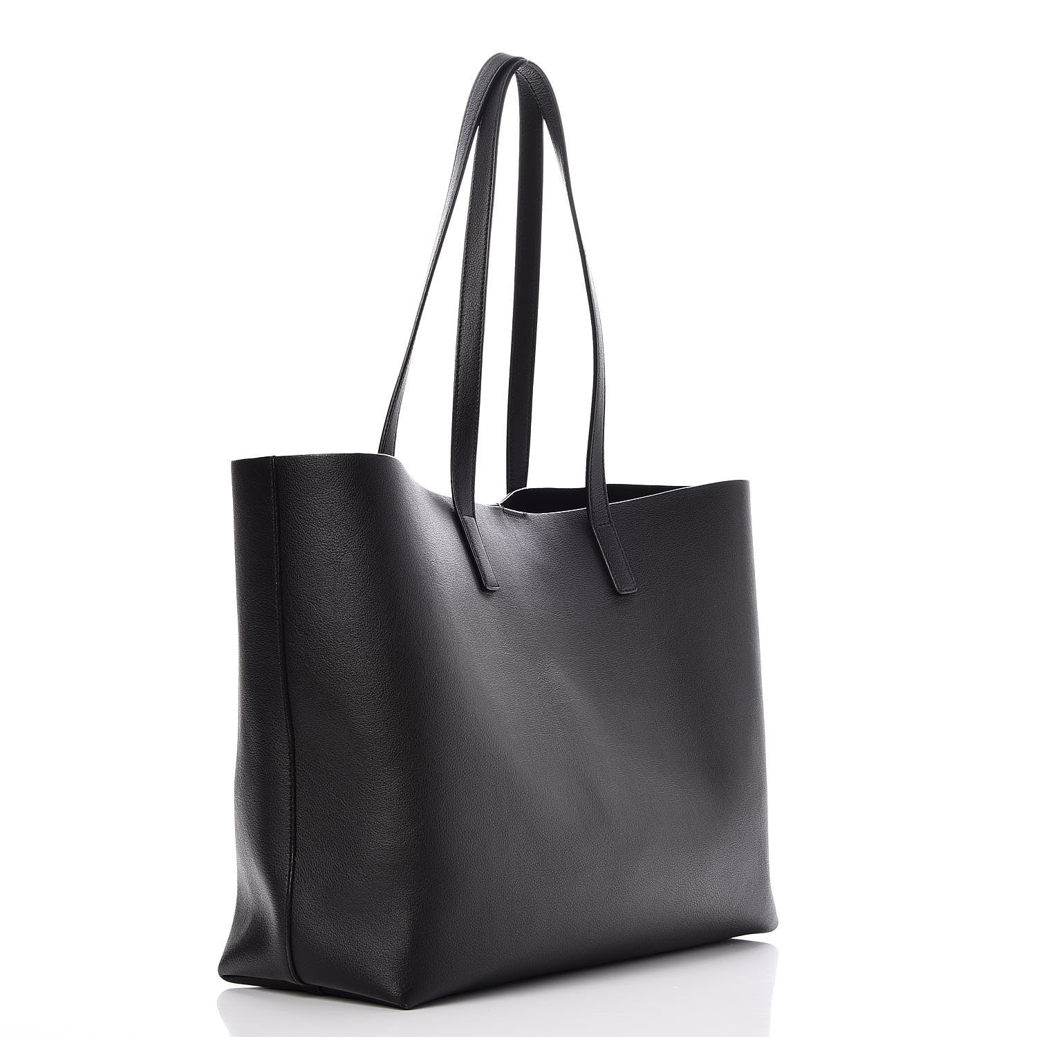 Saint Laurent Calfskin Large Shopping Tote Black 4 of 12