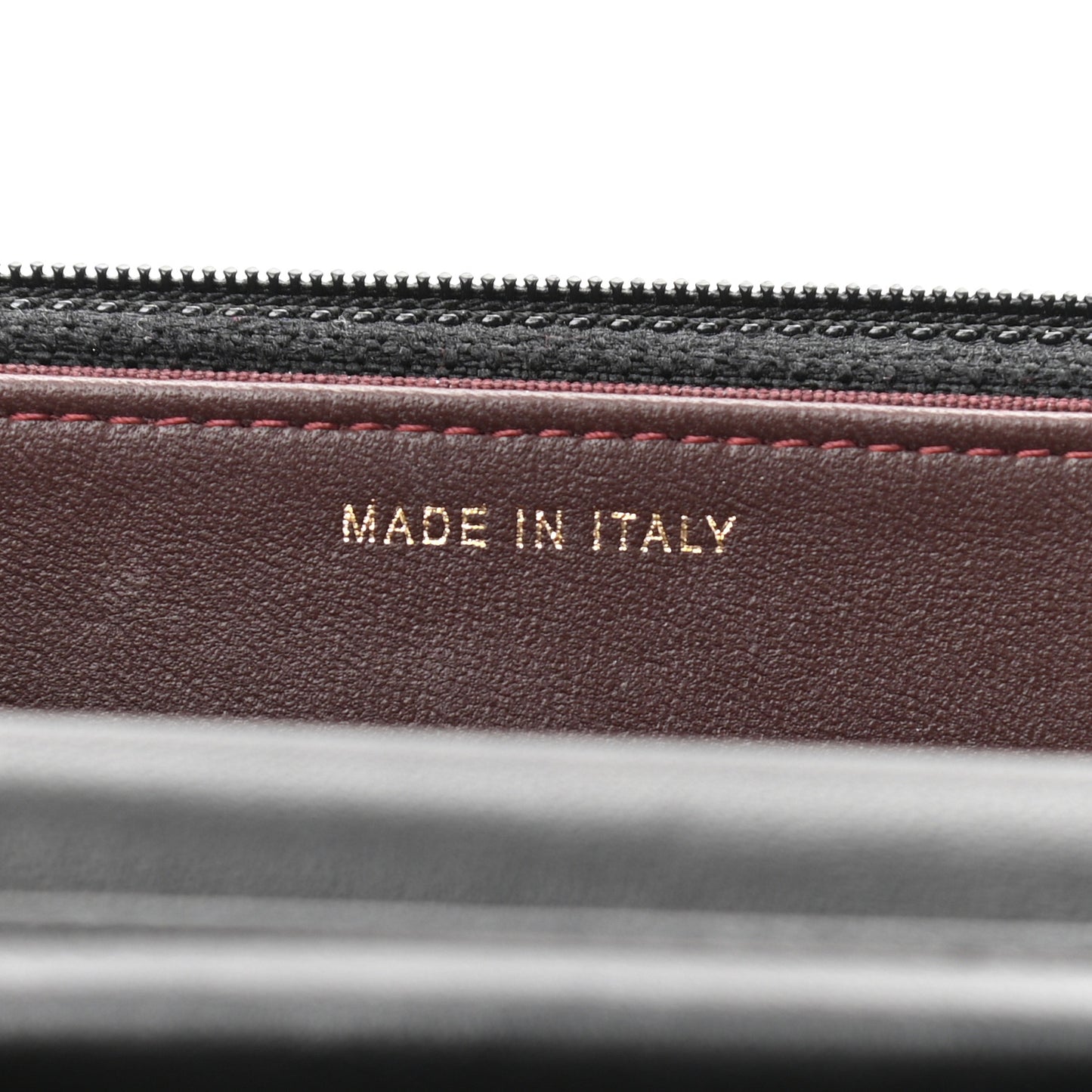 Lambskin Quilted Wallet On Chain WOC Black