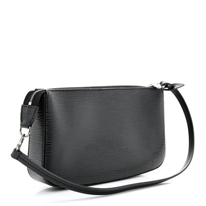 Louis Vuitton Epi Pochette Accessories NM Black 3 of 11