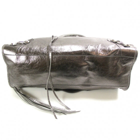 Balenciaga Agneau City Metallic Pewter 3 of 13