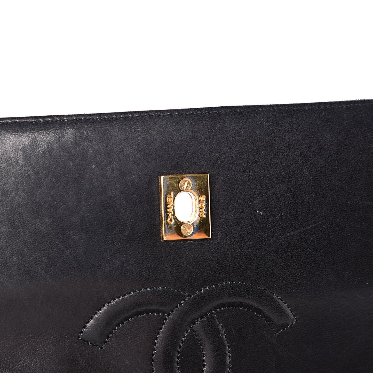 Lambskin Quilted Medium Single Flap Black