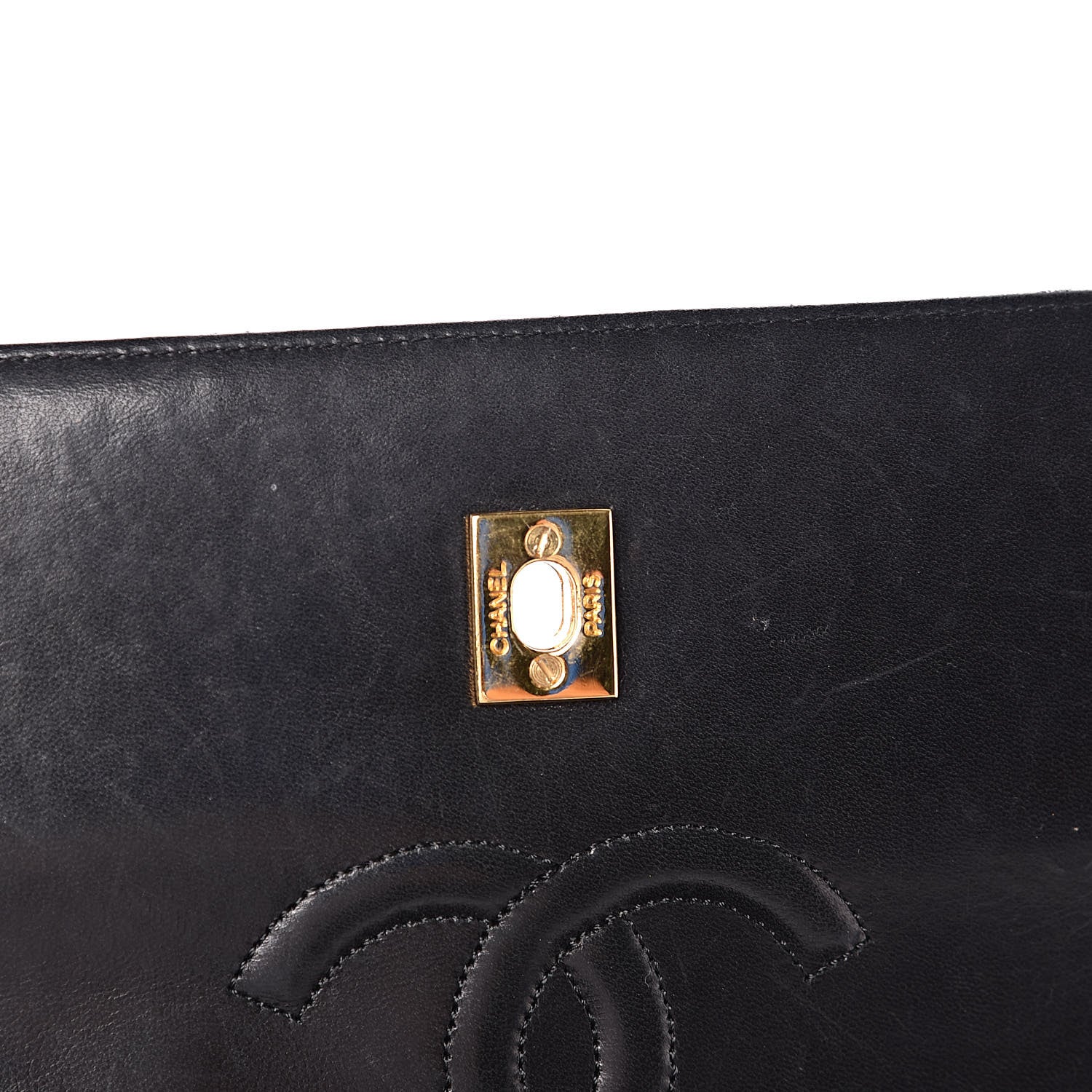 Chanel Lambskin Quilted Medium Single Flap Black 10 of 15