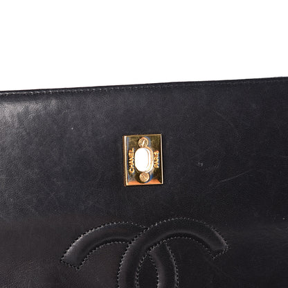 Chanel Lambskin Quilted Medium Single Flap Black 10 of 15