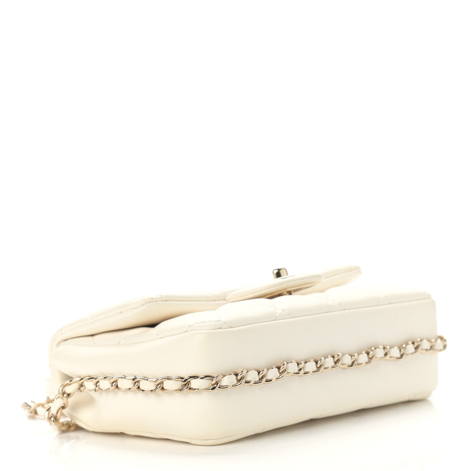 Chanel Lambskin Quilted Mini My Precious Flap White 4 of 11