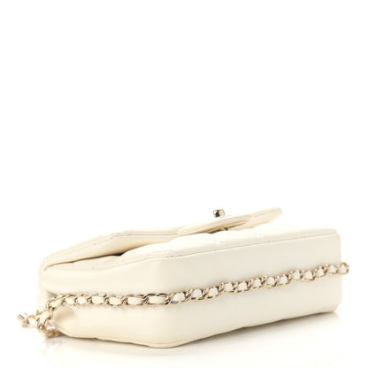 Chanel Lambskin Quilted Mini My Precious Flap White 4 of 11