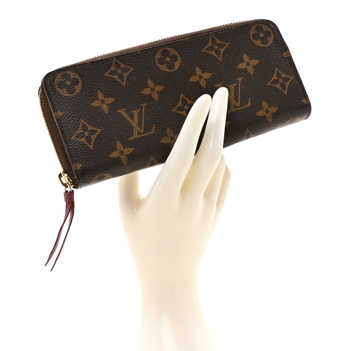 Monogram Clemence Wallet Fuchsia