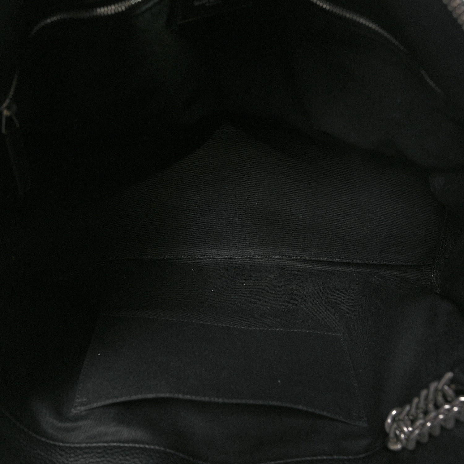 Saint Laurent Grained Calfskin Medium Souple Sac De Jour Duffle Black 5 of 9