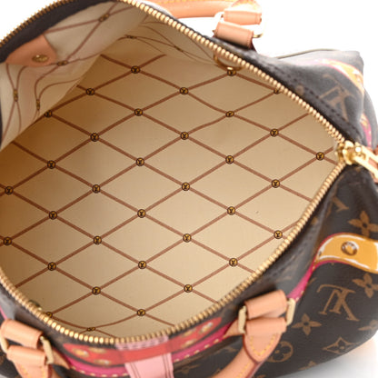 Louis Vuitton Monogram Summer Trunks Speedy Bandouliere 30 5 of 14