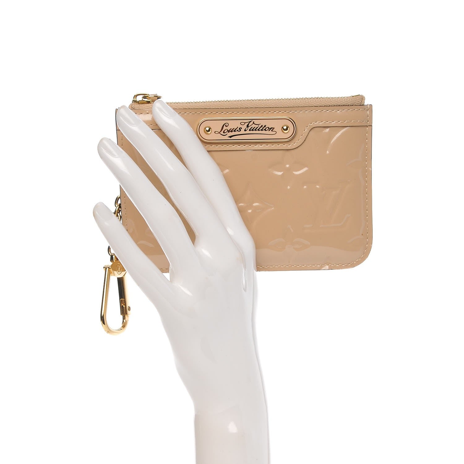 Louis Vuitton Vernis Key Pouch Dune 2 of 7