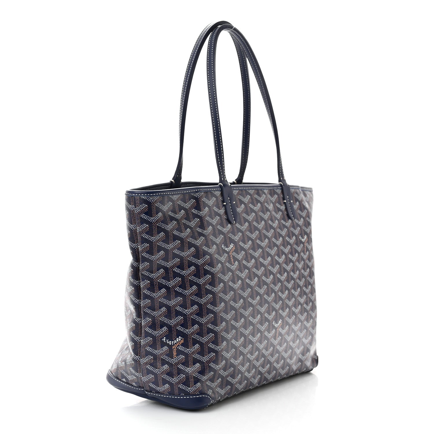 Goyard Goyardine Artois PM Navy 2 of 9