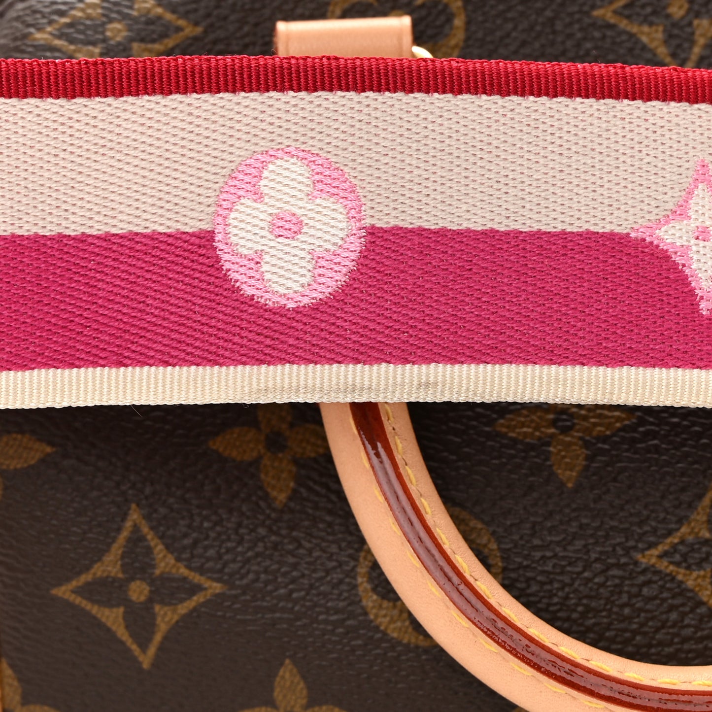 Monogram Speedy Bandouliere 20 Fuchsia