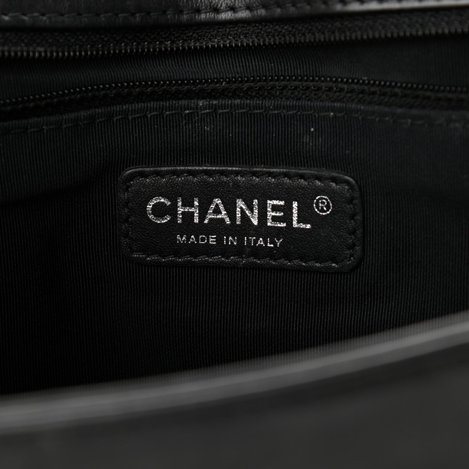 Chanel Lambskin Quilted Large Boy Flap Black 6 of 14