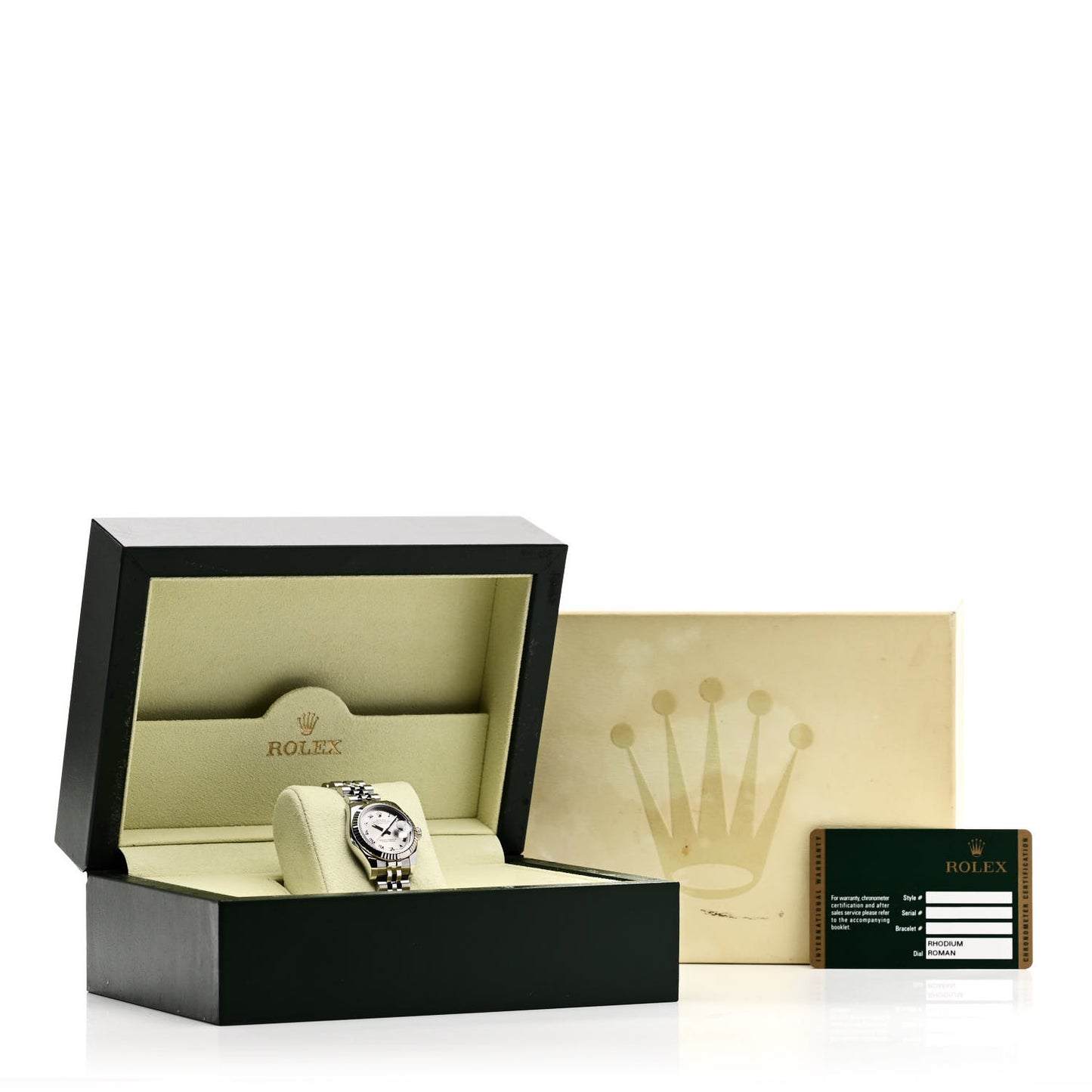 Stainless Steel 18K White Gold 26mm Oyster Perpetual Datejust Watch Silver Roman 179174