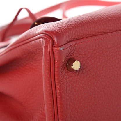 Hermes Taurillon Clemence Kelly Retourne 32 Rouge Casaque 9 of 14