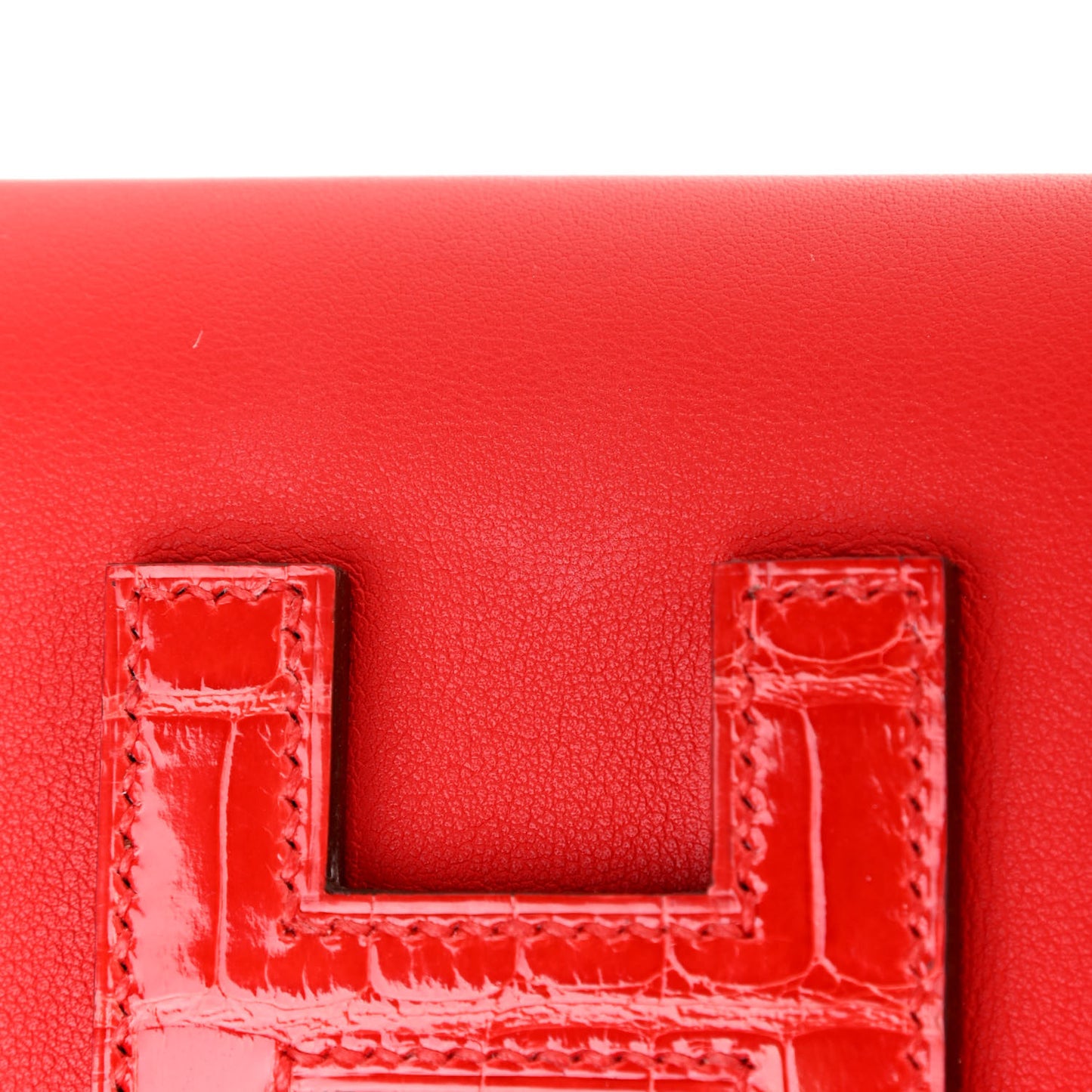 Swift Matte Alligator Jige Elan Touch 29 Clutch Rouge De Coeur