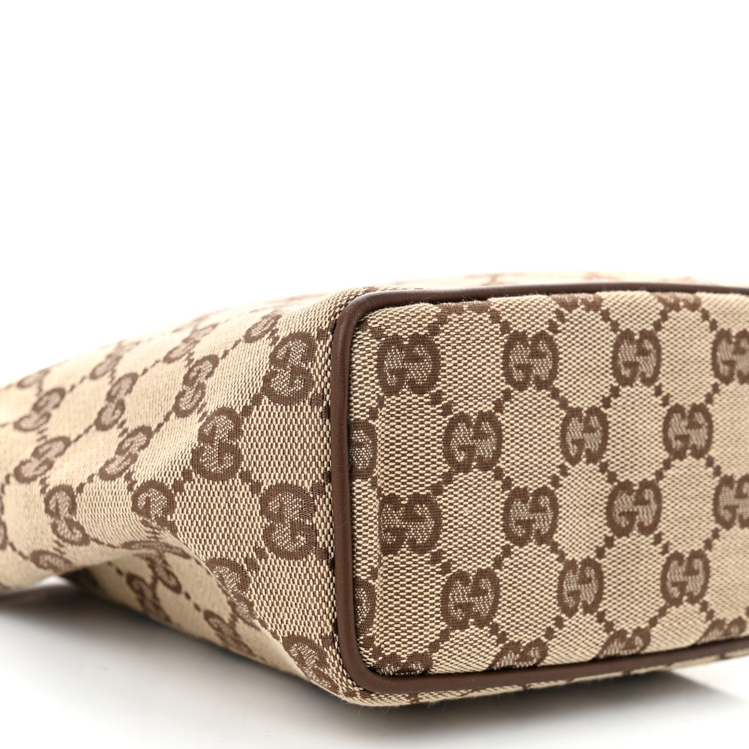 Gucci Monogram GG Pochette shoulder Bag Brown 9 of 10