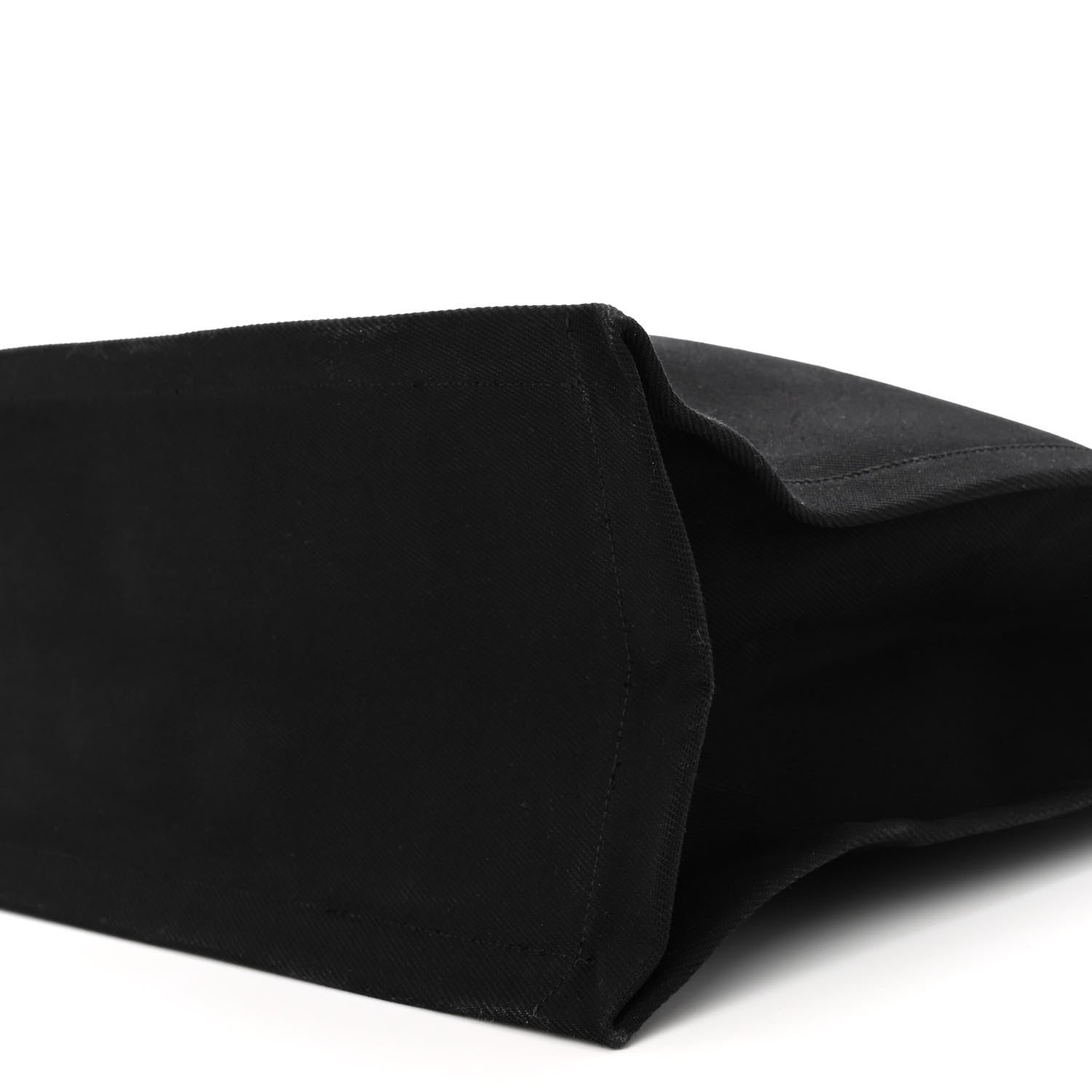 Saint Laurent Linen Calfskin Rive Gauche Tote Black 9 of 9