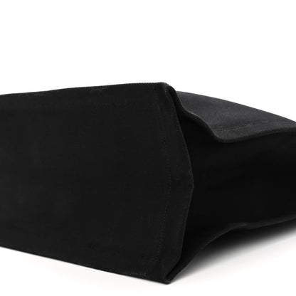 Saint Laurent Linen Calfskin Rive Gauche Tote Black 9 of 9