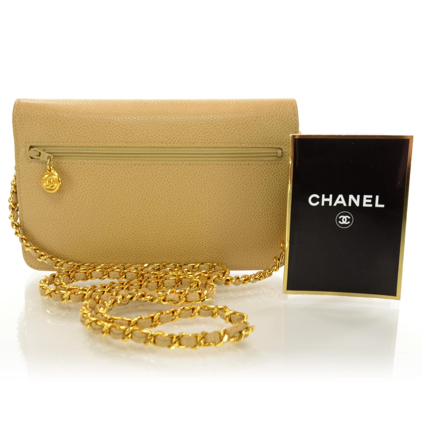 Caviar Wallet on Chain WOC Beige