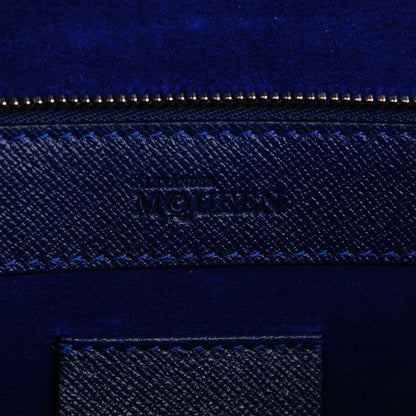 Alexander McQueen Grained Calfskin Heroine Open Tote Ultramarine 7 of 9