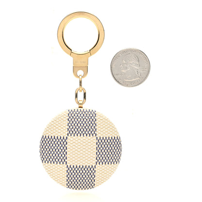 Louis Vuitton Damier Azur Astropill Keychain White 2 of 3