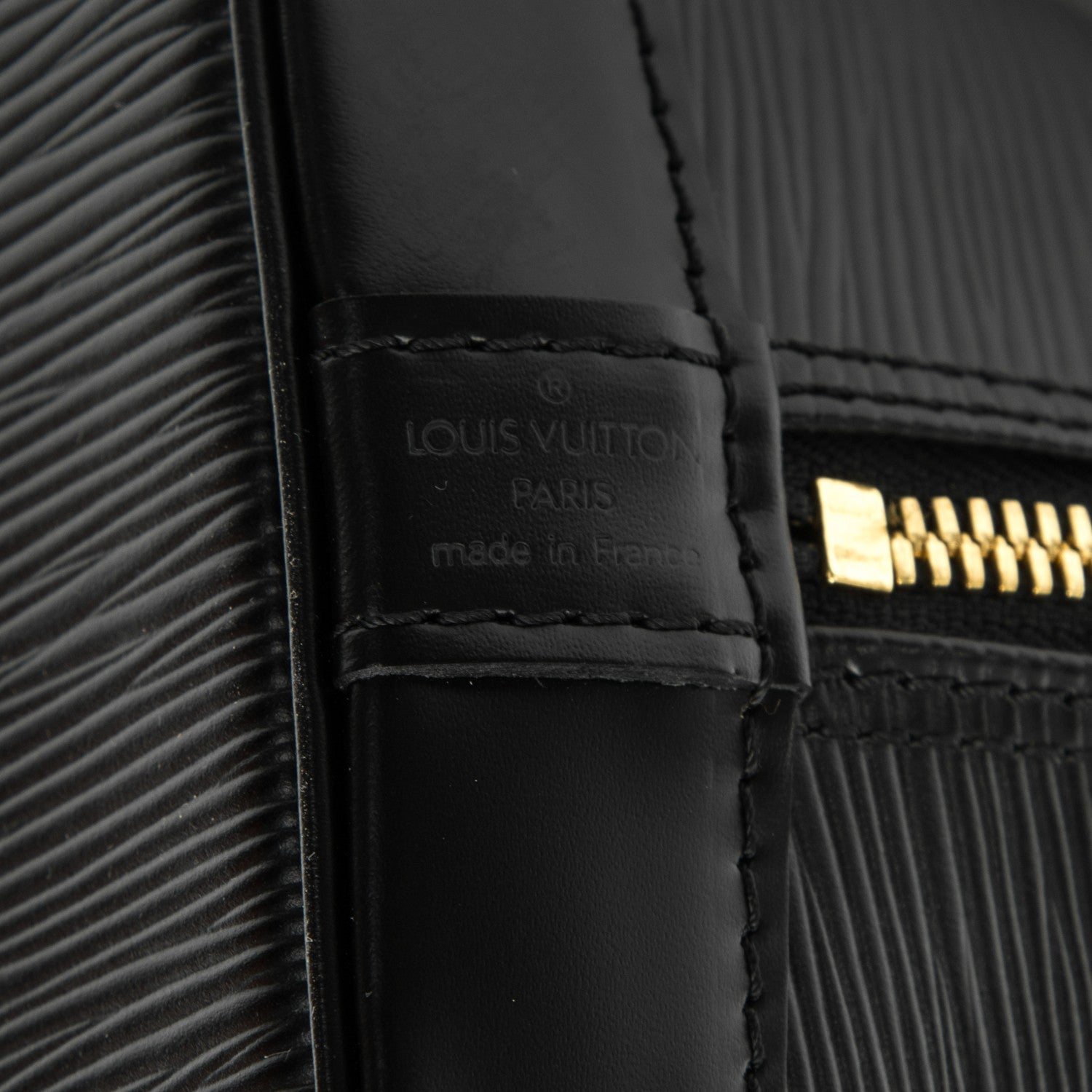 Louis Vuitton Epi Alma PM Black 5 of 7