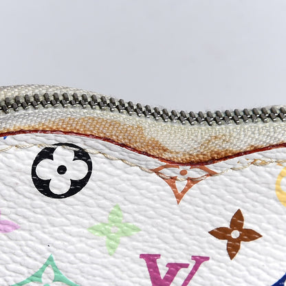 Louis Vuitton Monogram Multicolor Coeur Heart Coin Purse White 8 of 9