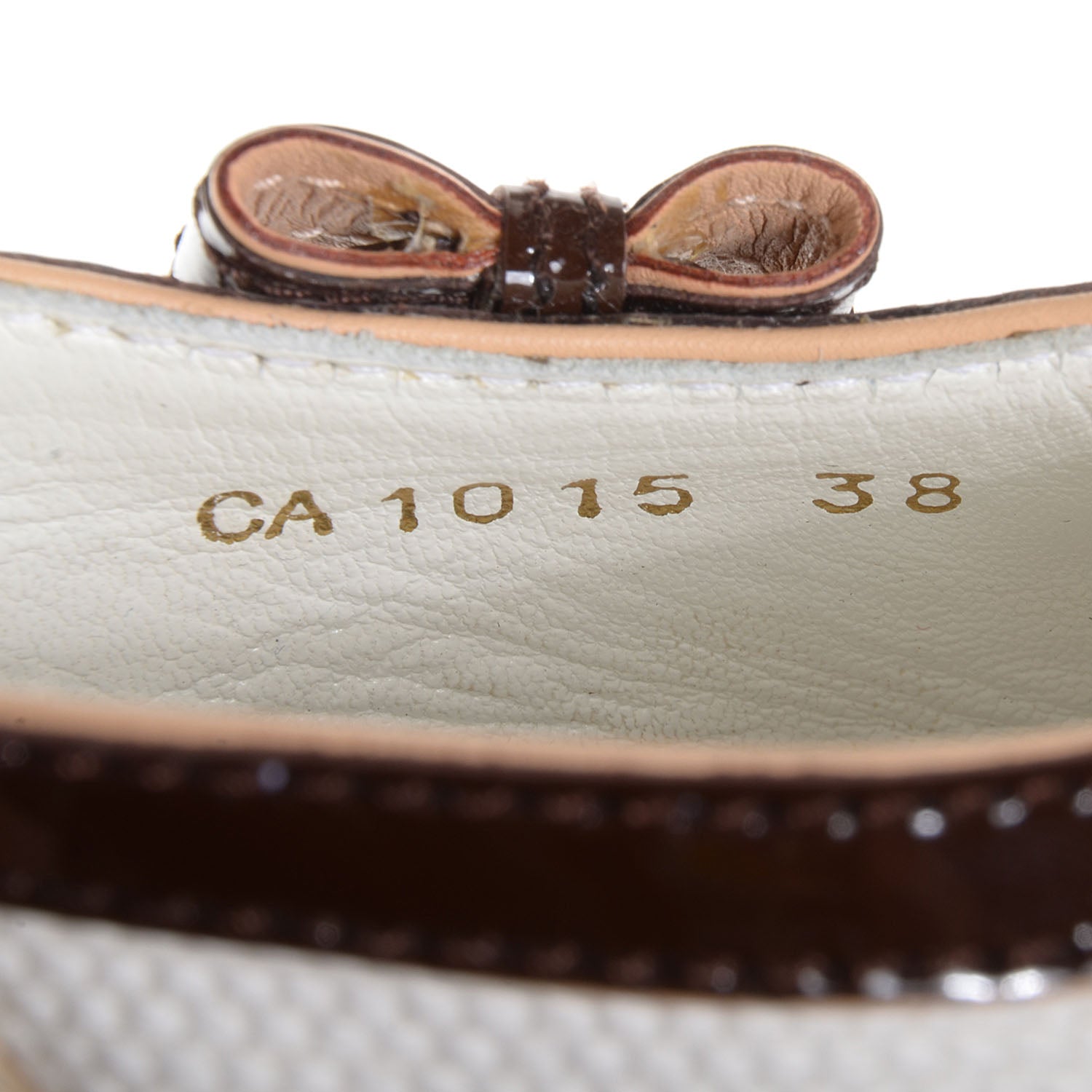 Louis Vuitton Canvas Bow Wedge 38 8 of 9
