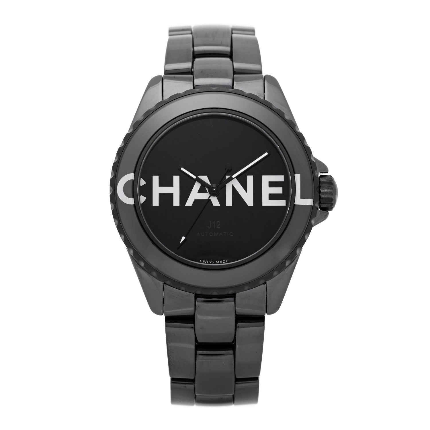 Chanel Stainless Steel Ceramic 38mm J12 Wanted de Chanel Automatic Watch Black 1 of 4