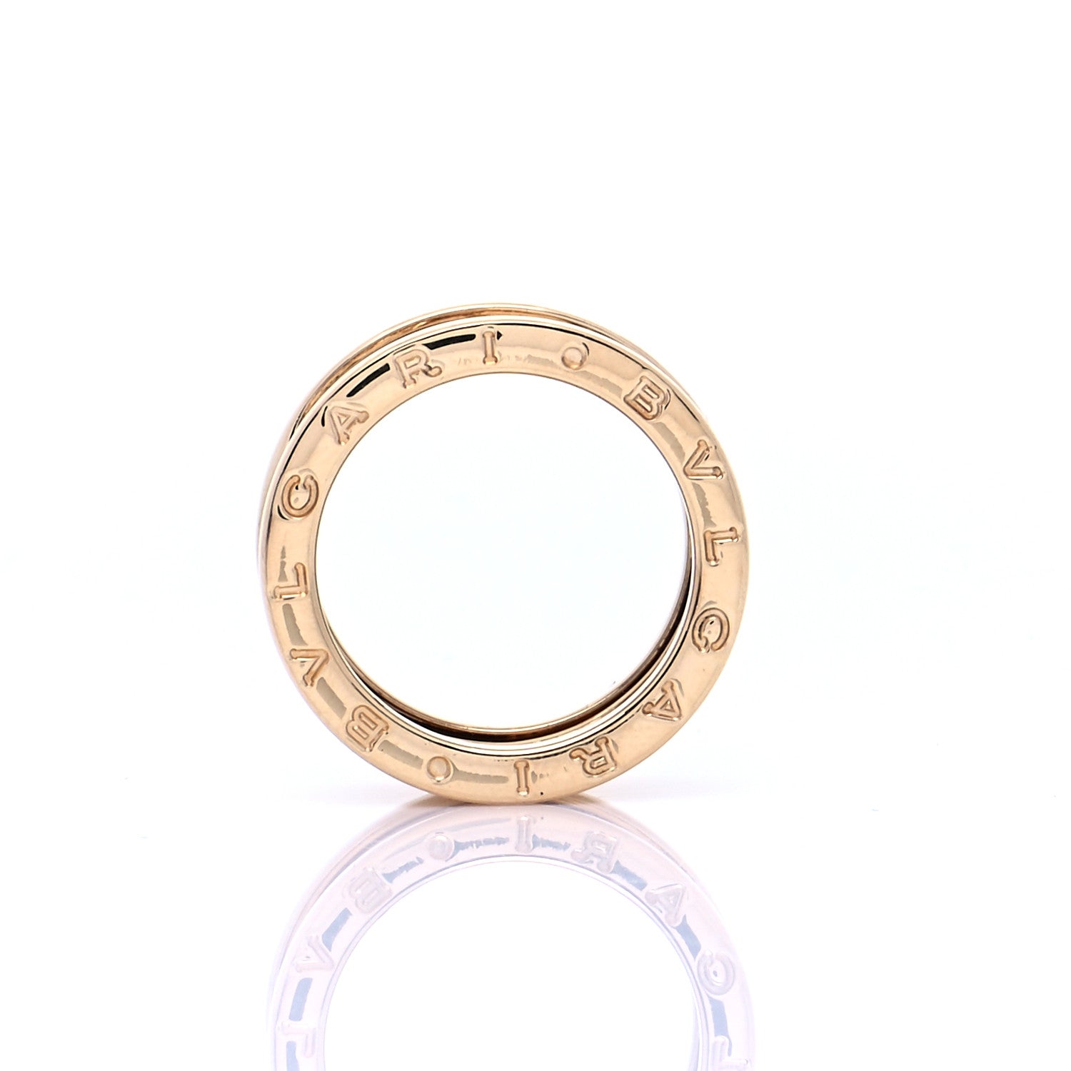 Bulgari 18K Yellow Gold B.Zero1 Four-Band Ring 52 6 4 of 5
