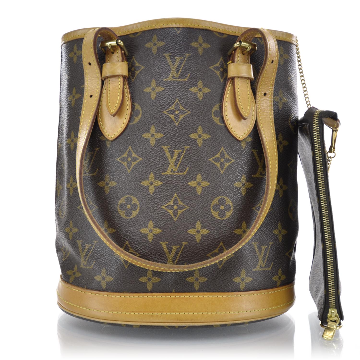 Louis Vuitton Monogram Petit Bucket 23 1 of 9