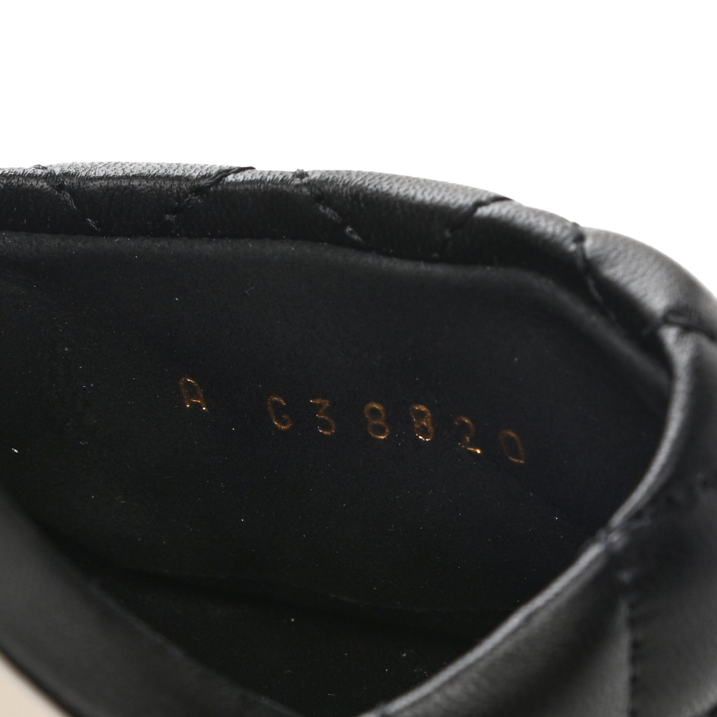 Lambskin Quilted Textured CC Mules 38 Black