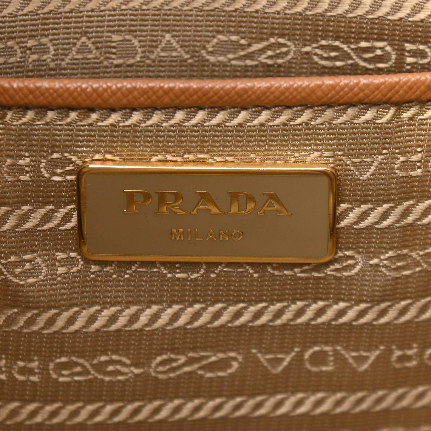 Saffiano Lux Large Tote Caramel