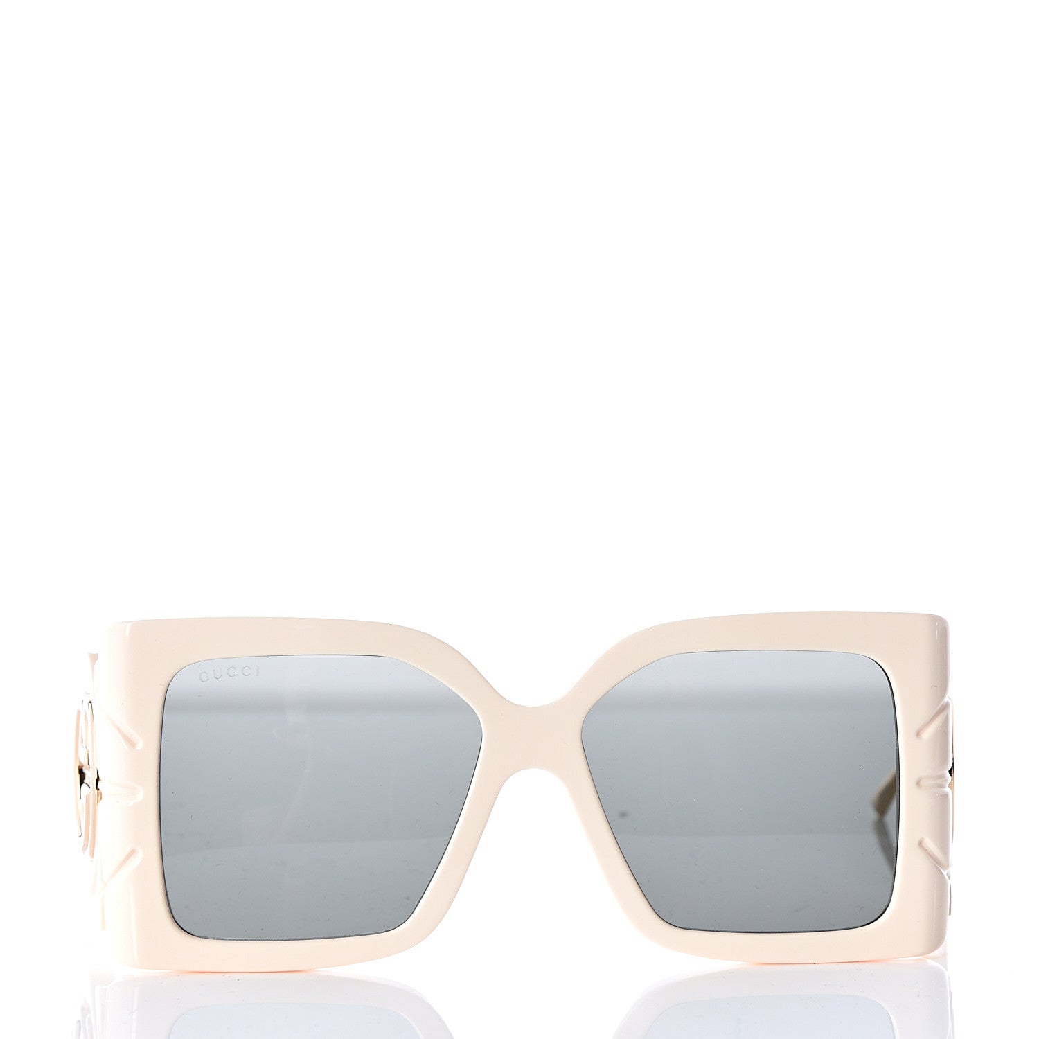 Gucci Acetate Square Frame Wing Sunglasses GG0535S White 2 of 9