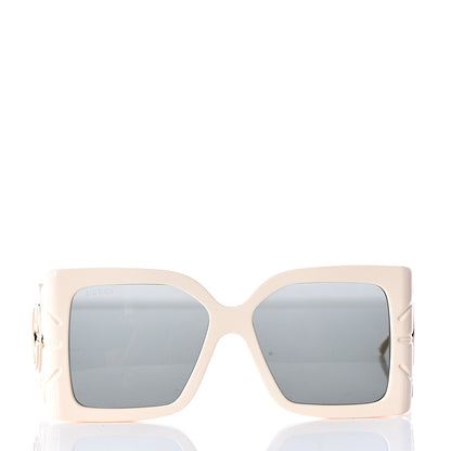 Gucci Acetate Square Frame Wing Sunglasses GG0535S White 2 of 9