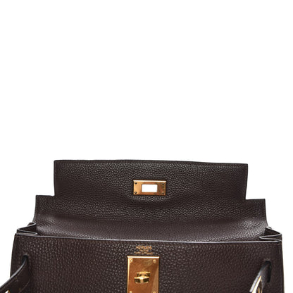 Hermes Togo Kelly Retourne 28 Chocolate 24 of 32