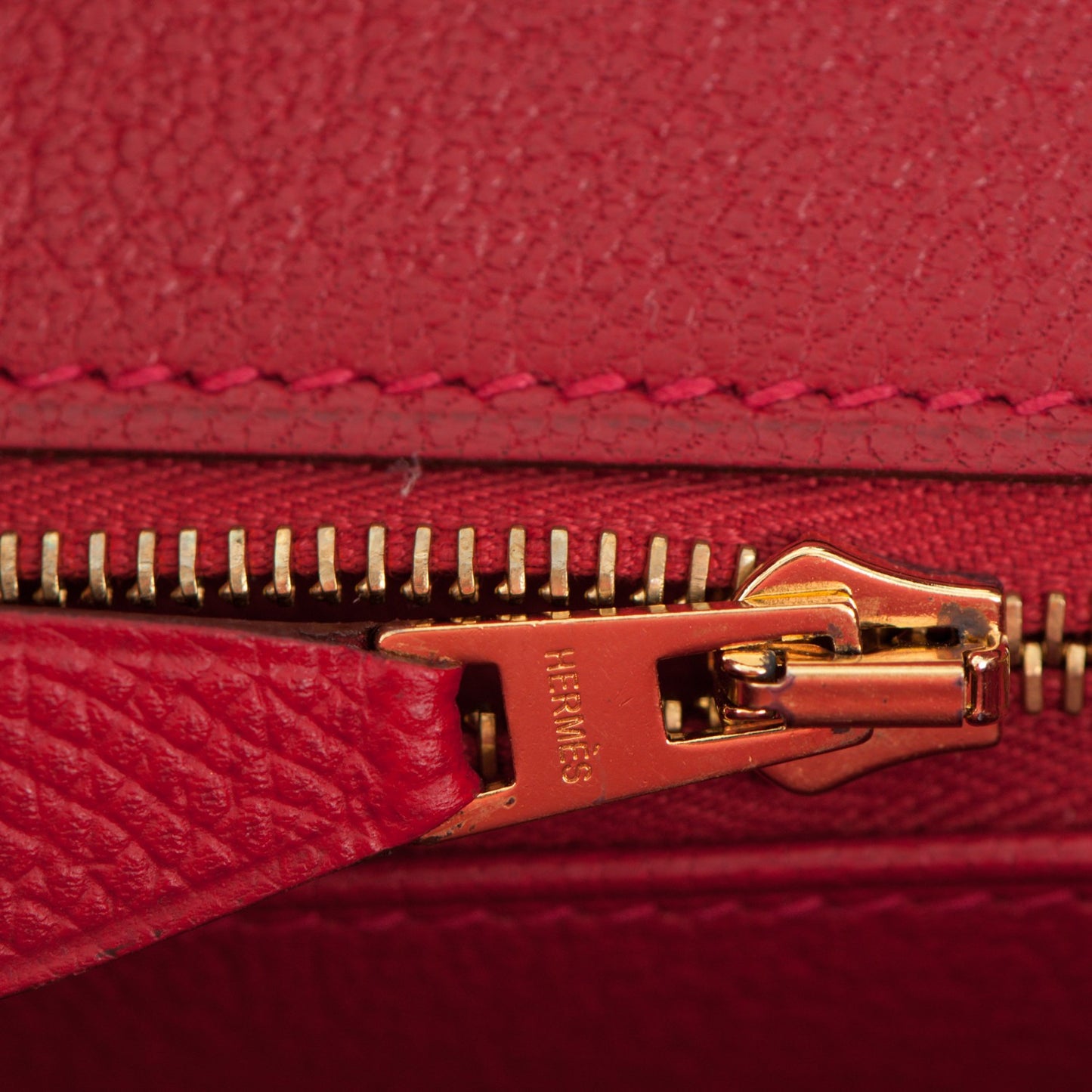 Epsom Birkin 30 Rouge Casaque