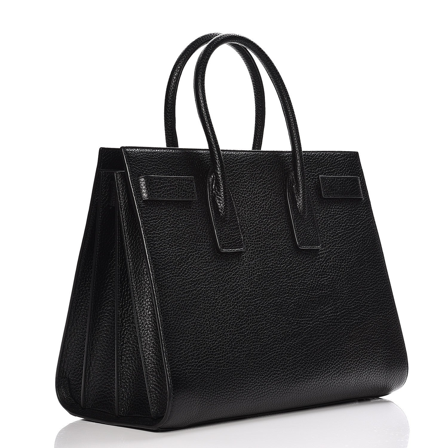 Saint Laurent Grained Calfskin Large Sac De Jour Black 3 of 8
