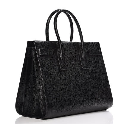 Saint Laurent Grained Calfskin Large Sac De Jour Black 3 of 8