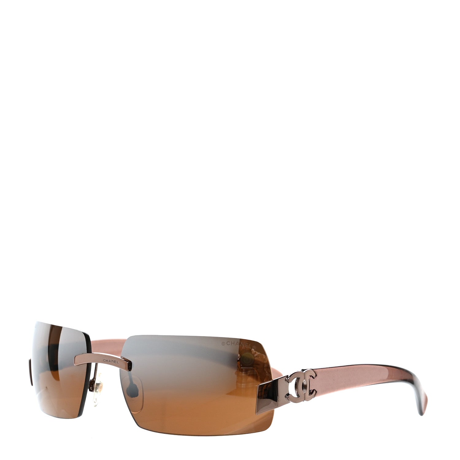 Chanel Frameless CC Sunglasses 4048 Pink 1 of 9