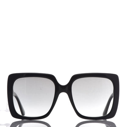 Gucci Crystal Square Frame GG Sunglasses GG0418S Black 2 of 8