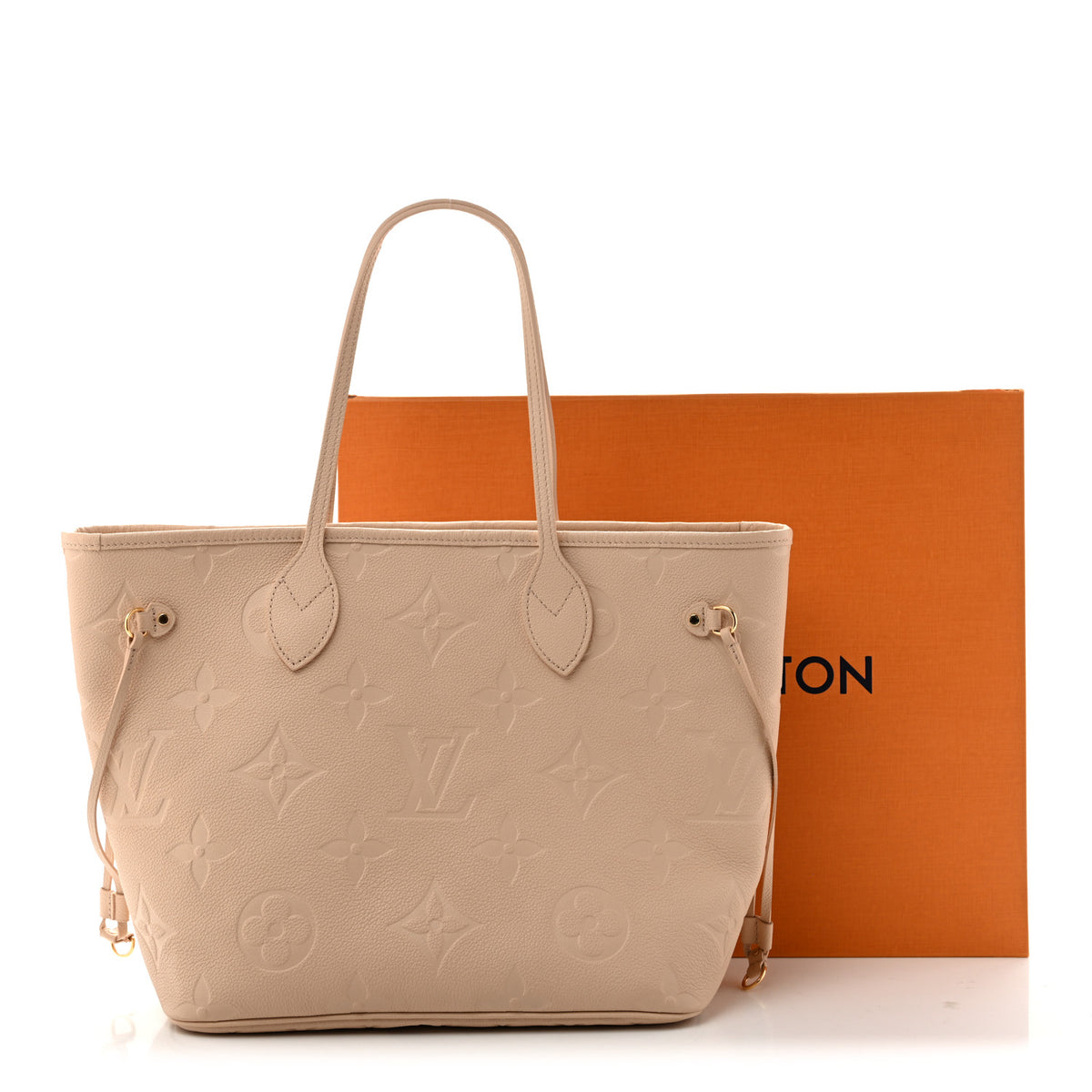 Louis Vuitton Empreinte Monogram Giant Neverfull MM Sand 14 of 14