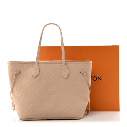 Louis Vuitton Empreinte Monogram Giant Neverfull MM Sand 14 of 14