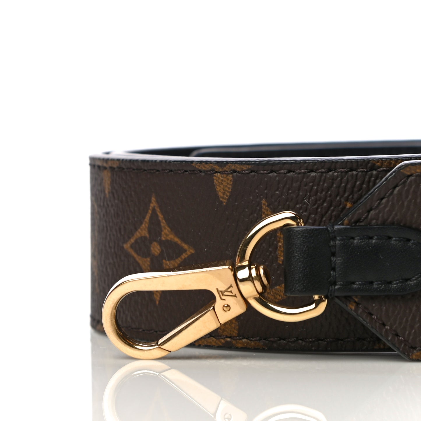 Monogram Adjustable Bandouliere Shoulder Strap Black