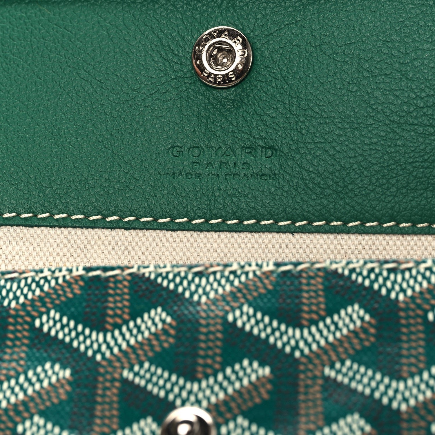 Goyard Goyardine Saint Louis PM Green 7 of 10