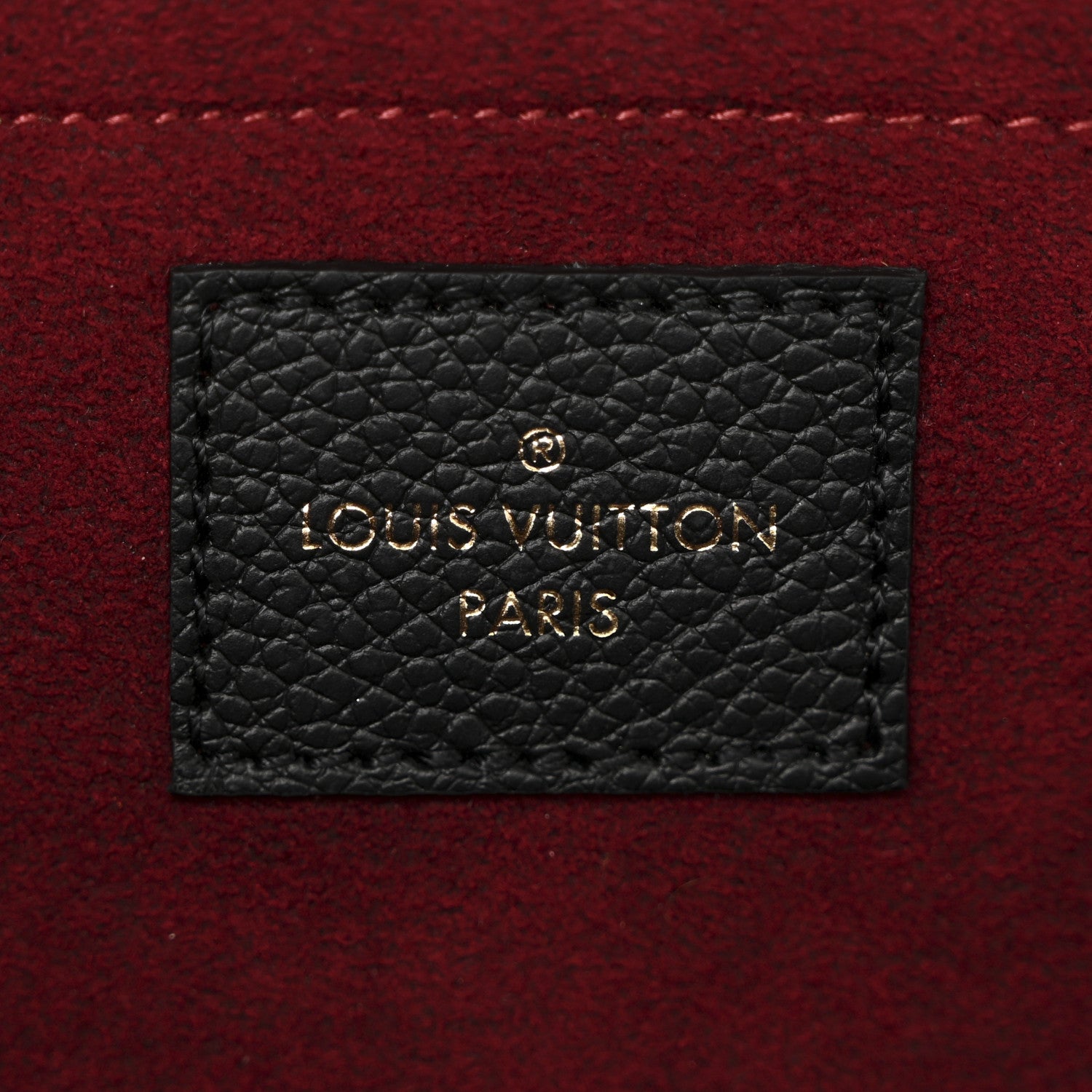 Louis Vuitton Empreinte Monogram Giant Felicie Pochette Black Beige 7 of 13