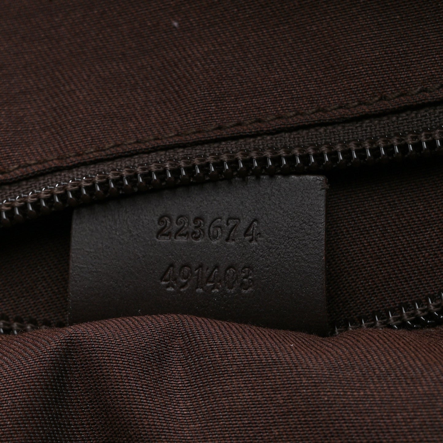 GG Plus Monogram Travel Bag Dark Brown