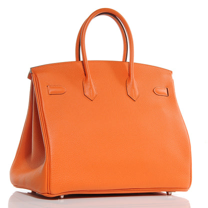 Hermes Togo Birkin 35 Orange 3 of 9