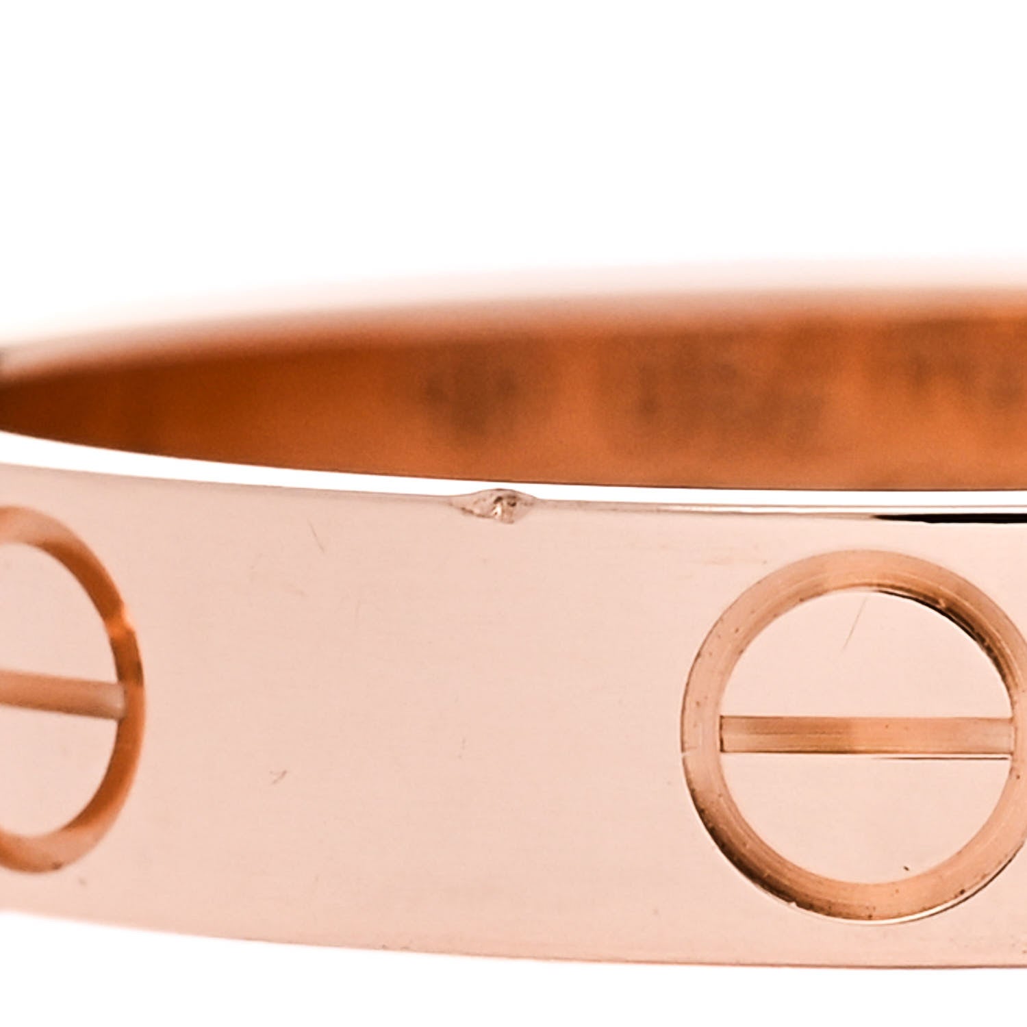 Cartier 18K Pink Gold 3.5mm LOVE Wedding Band Ring 54 6.75 5 of 6