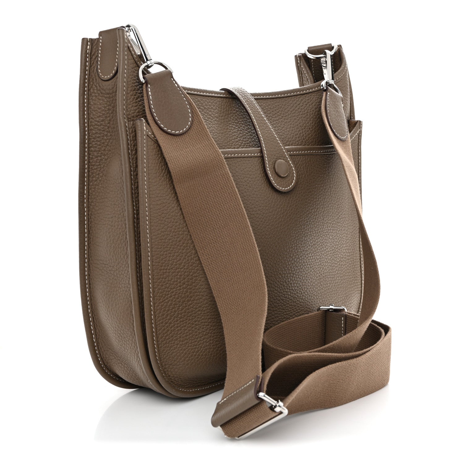 Hermes Taurillon Clemence Evelyne III PM Etoupe 3 of 11